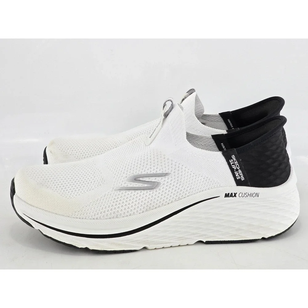 Skechers Slip-ins GoWalk Max Walker Sneakers Mens 11.5 White Black - Good